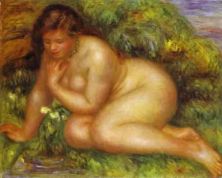 Haga click para ver la imagen ampliada bather admiring herself in the water called psyche.jpg
